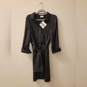 NWT Gretchen Scott Shirt Dress with Tie